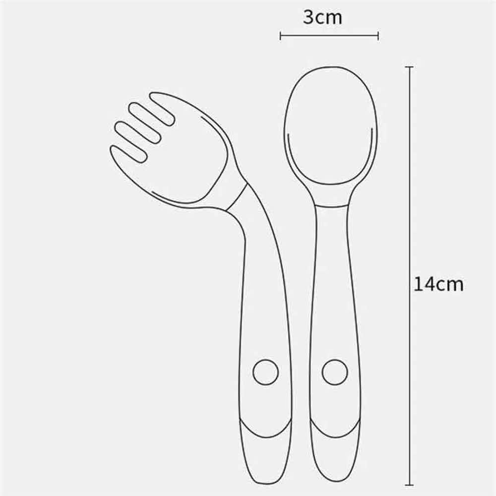 Silicone Spoon Fork Set 6