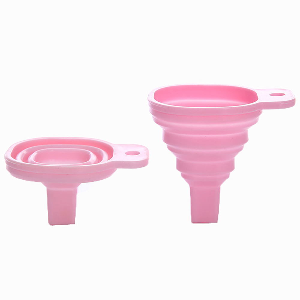 Mini Silicone Collapsible Kitchen Oil Funnel 2