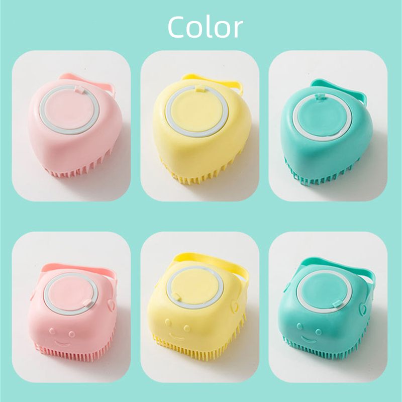 Pet Dog Shampoo Massager Silicone Brushes 3