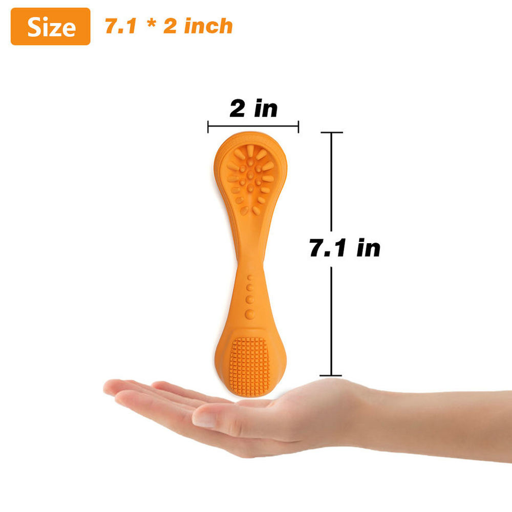Rubber Puppy Toy Dog Spoon Shaped 2