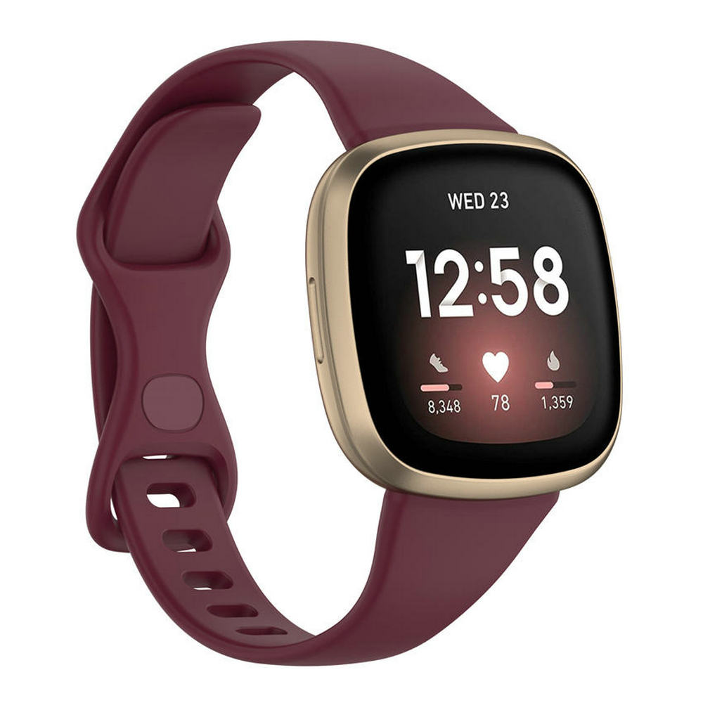 Silicone Band for Fitbit Versa 4 3 Smart Watch Waterproof Small Large Women Men Bracelet Band for Fitbit Sense strap 2