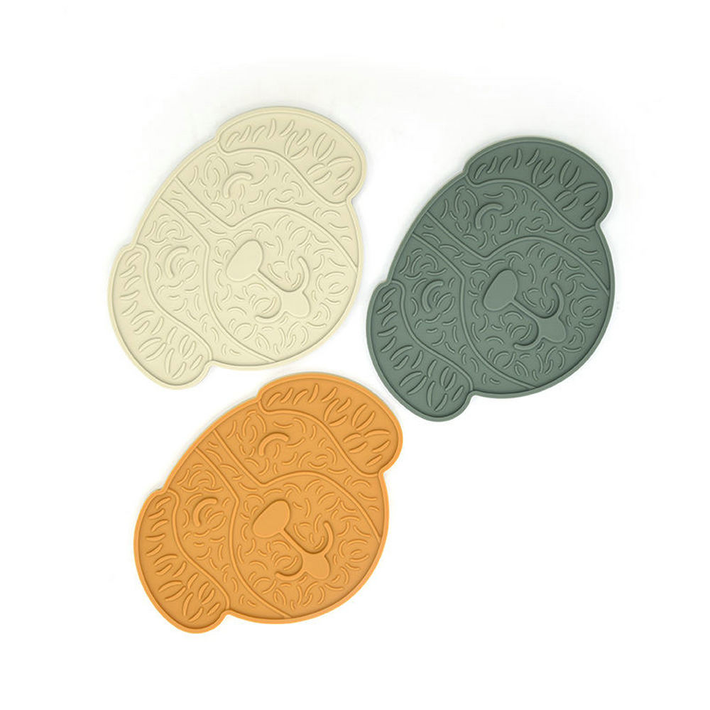 Silicone Dog Food Mat Dog Slow Feeder Dog Food Lick Pad Slow Eating 3