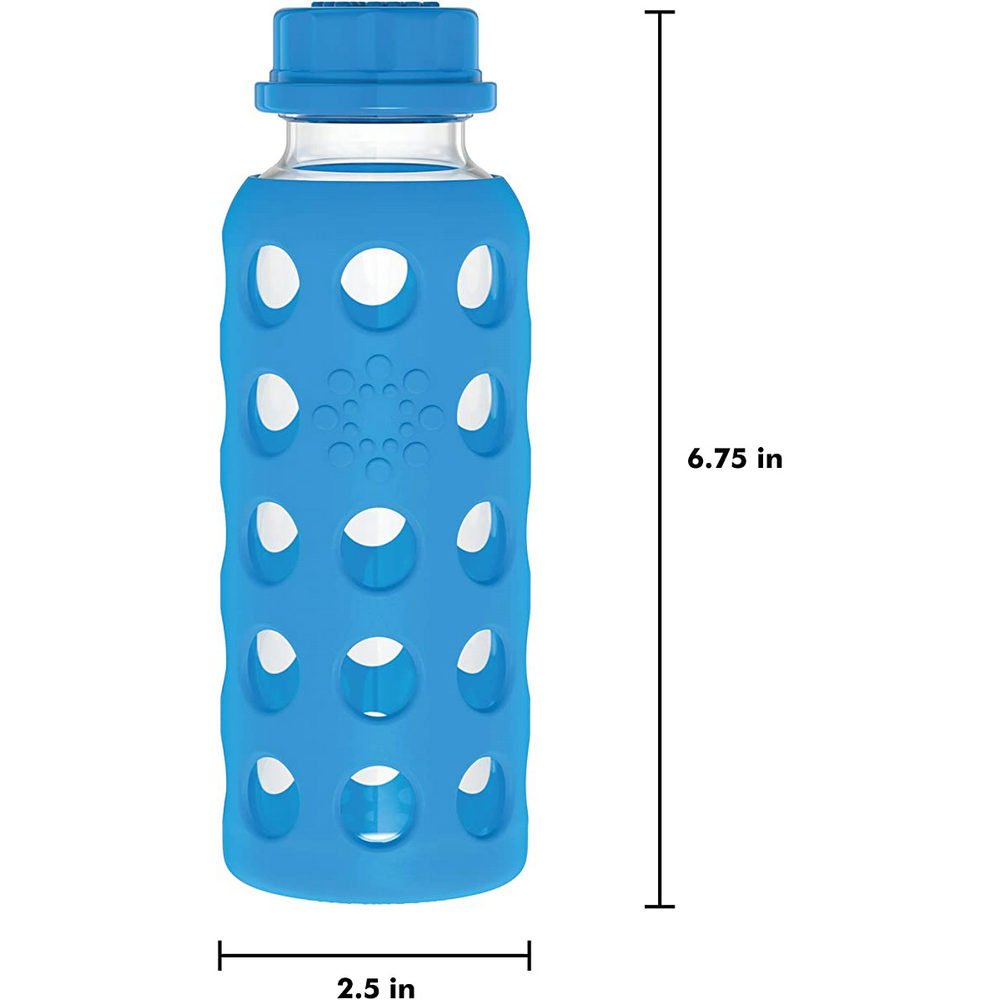 Baby Glass Beverage Bottle With Silicone 5