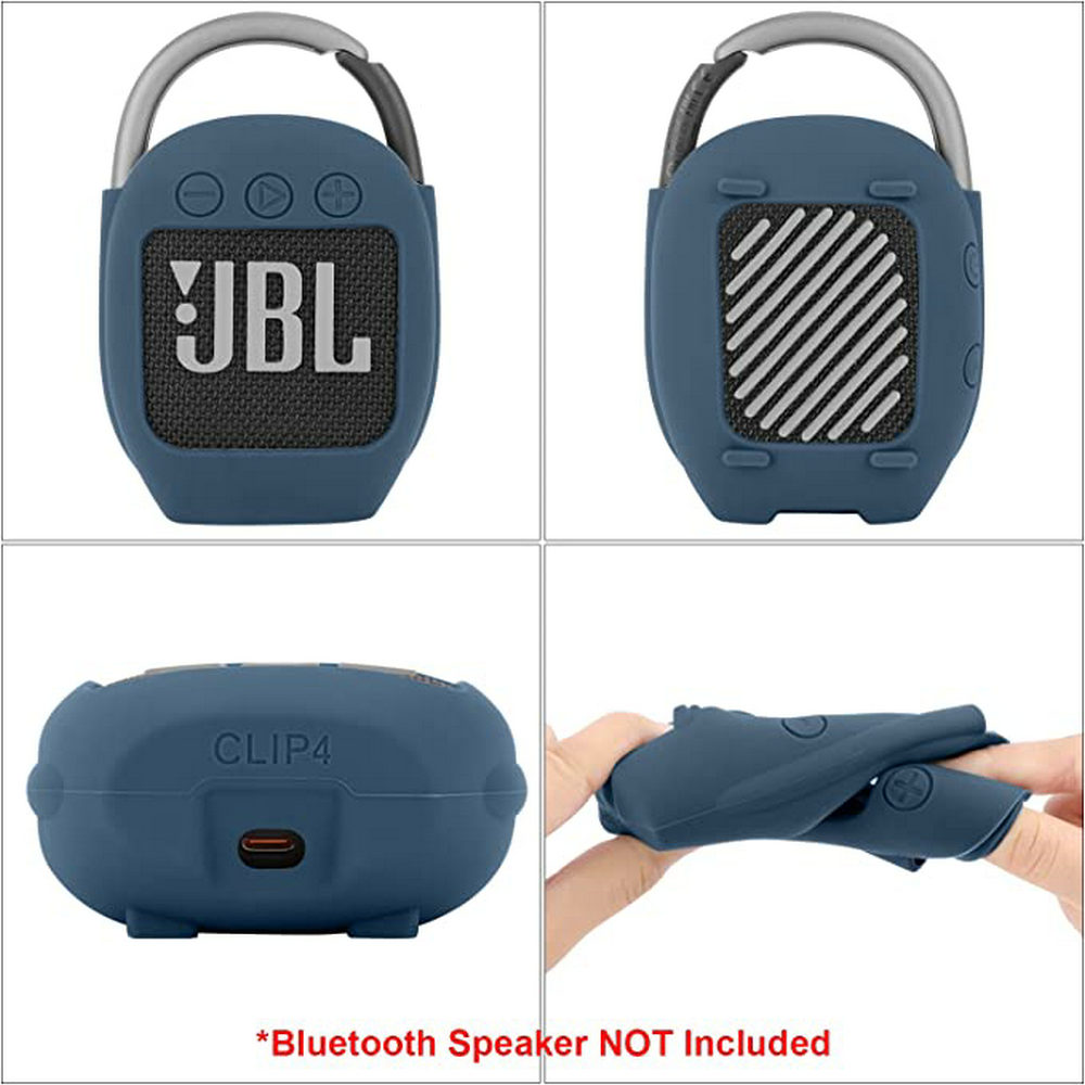 Silicone Case Compatible with JBL Clip 4 Portable Bluetooth Speaker 5