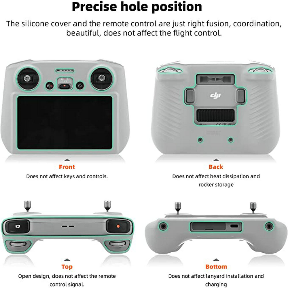 Silicone Case Cover for DJI RC Remote Controller Scratch-Resistant Sleeve Case 2