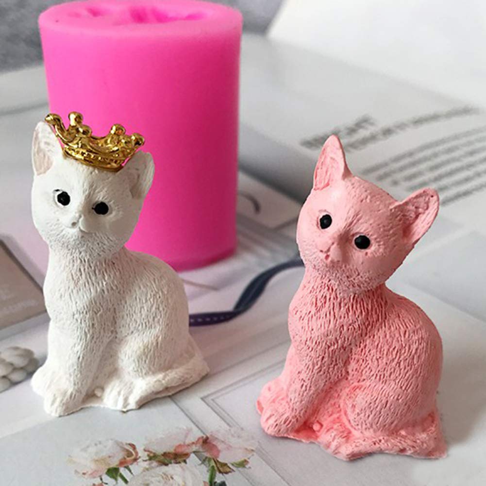 Kitten Candle Molds 5