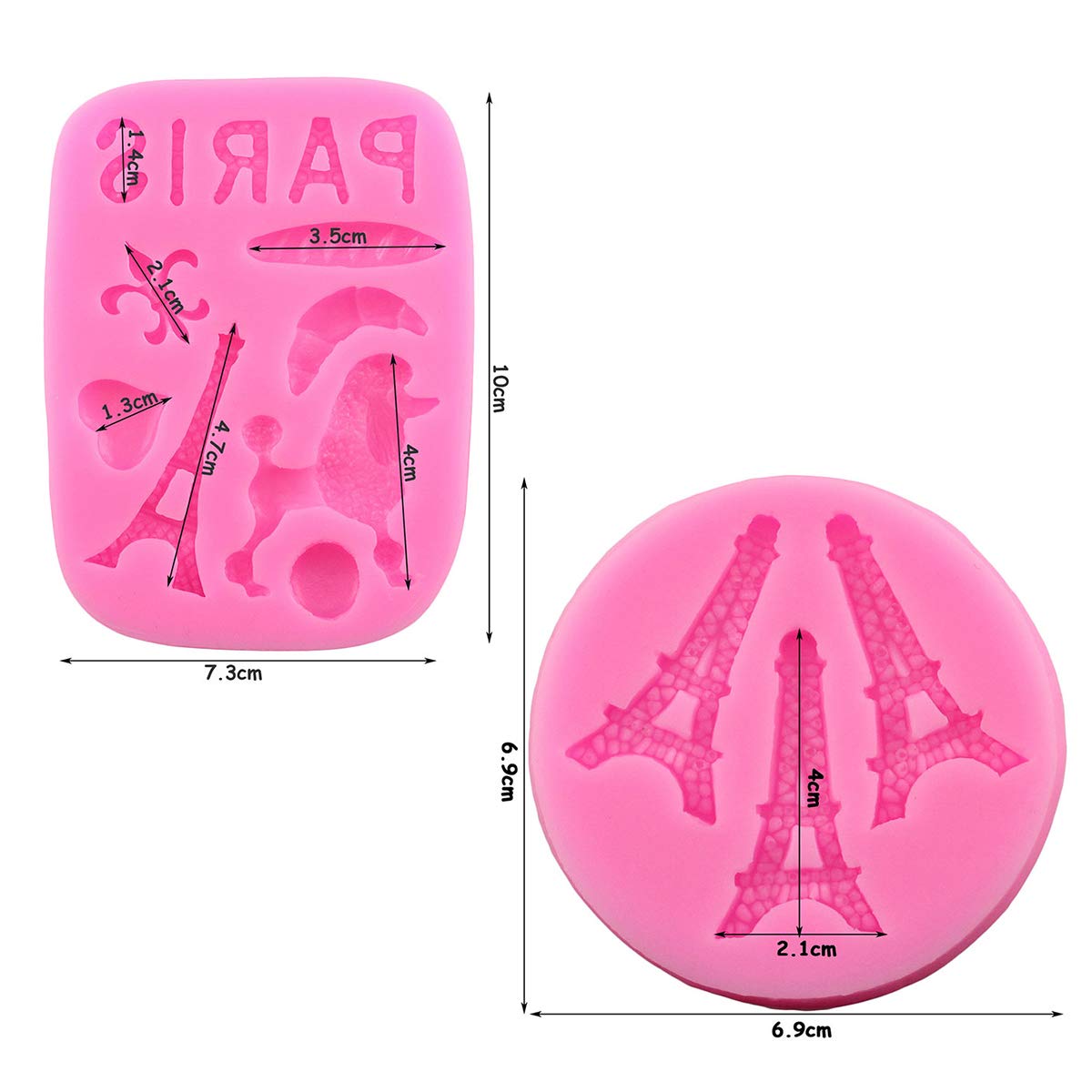 Paris Fondant Molds 2
