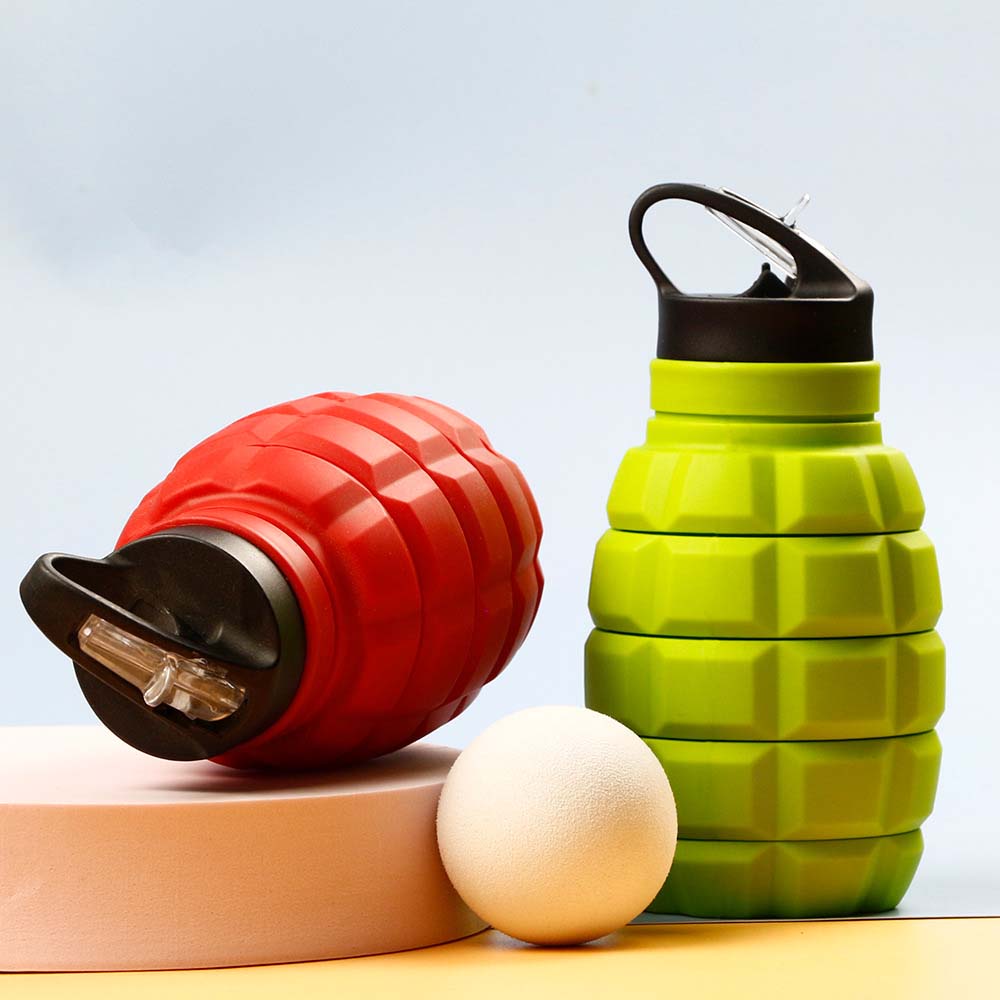  Grenade Water Bottle Food Grade Silicone drinking utensils 3