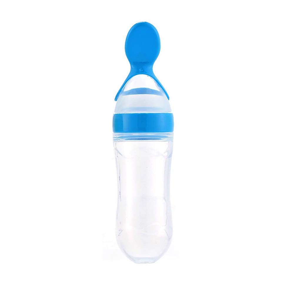silicone food bottle Creative feeder makes it easy for babies to feed dishes 5