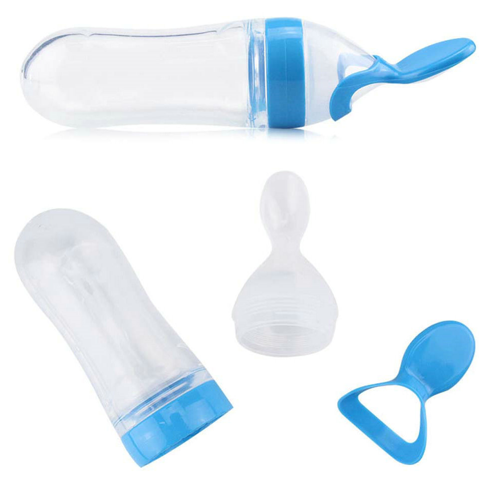 silicone food bottle Creative feeder makes it easy for babies to feed dishes 6