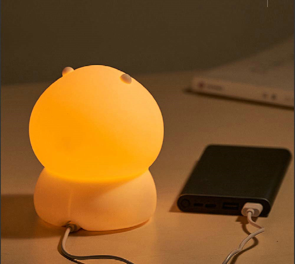 Remote control pat night light Baby bedroom pat light silicone night light 5