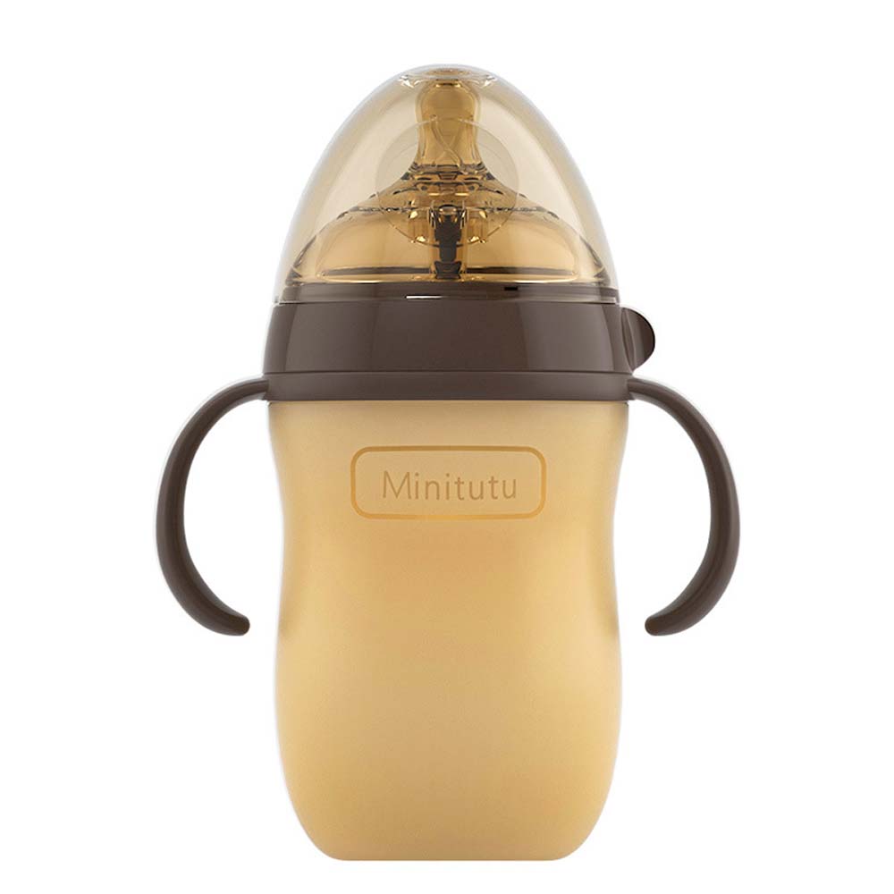 silicone feeding bottle newborn feeding bottle straw feeding bottle weaning bottle 2