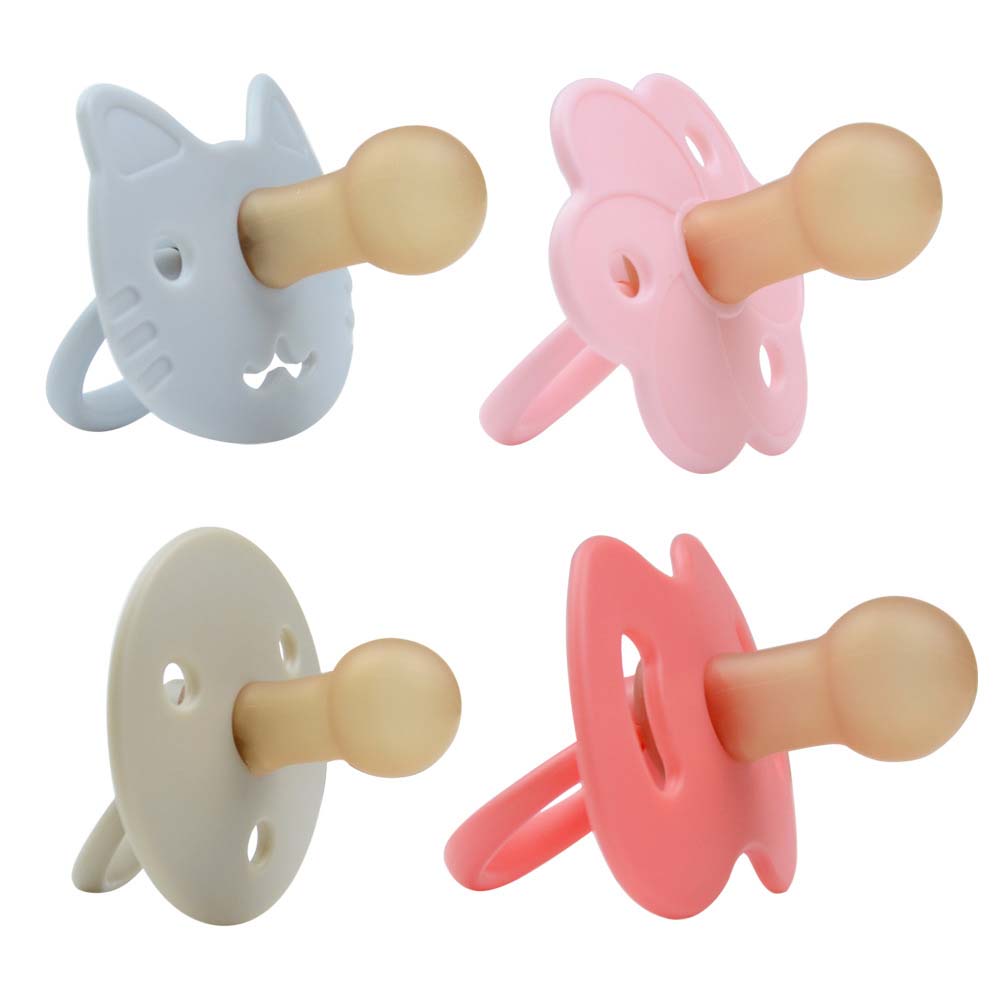 Baby pacifier food grade liquid silicone baby day and night teats 5