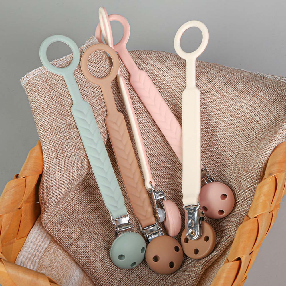 Baby silicone comfort chain Baby pacifier lanyard  5
