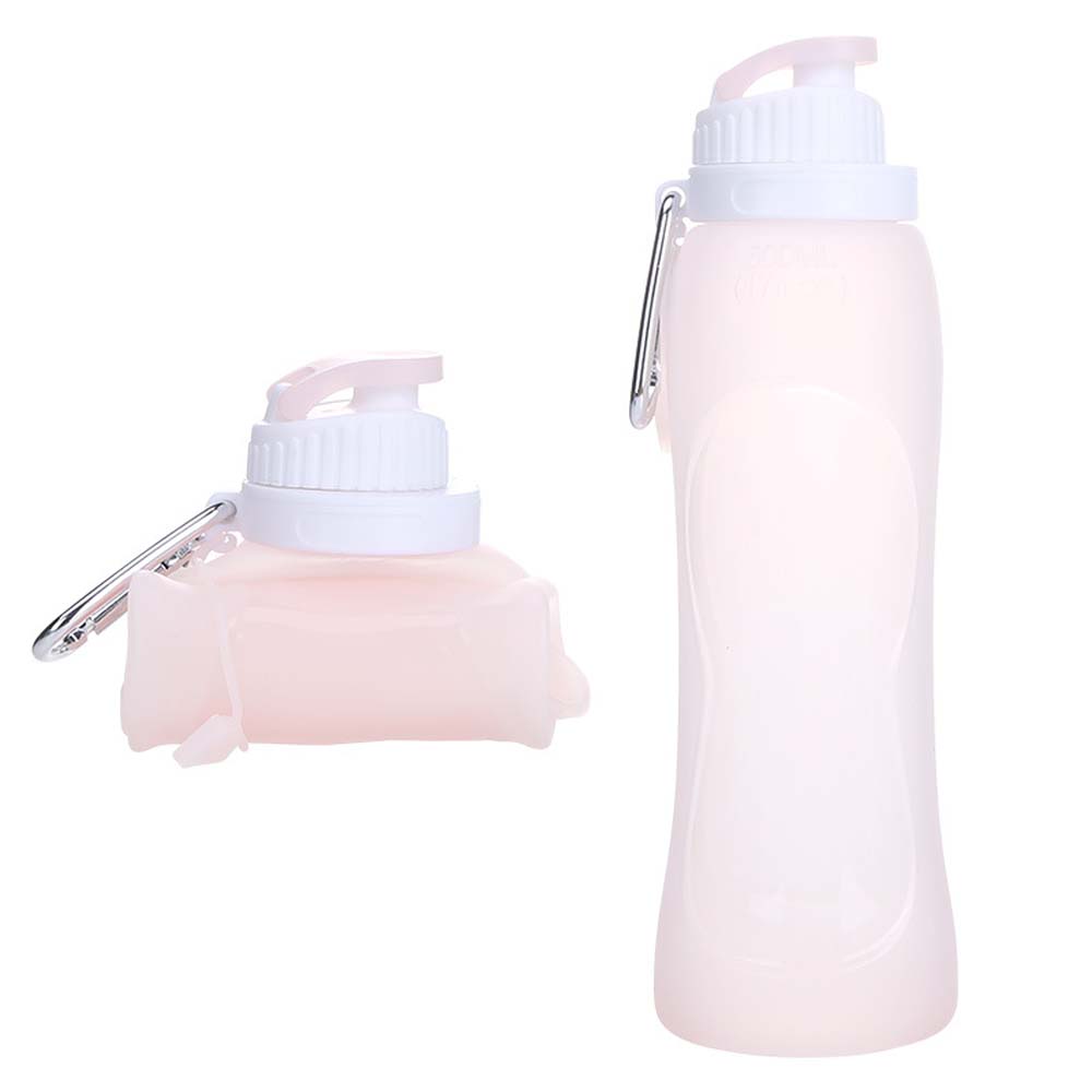 Silicone folding water cup portable travel silicone water bottle creative gift water cup 4