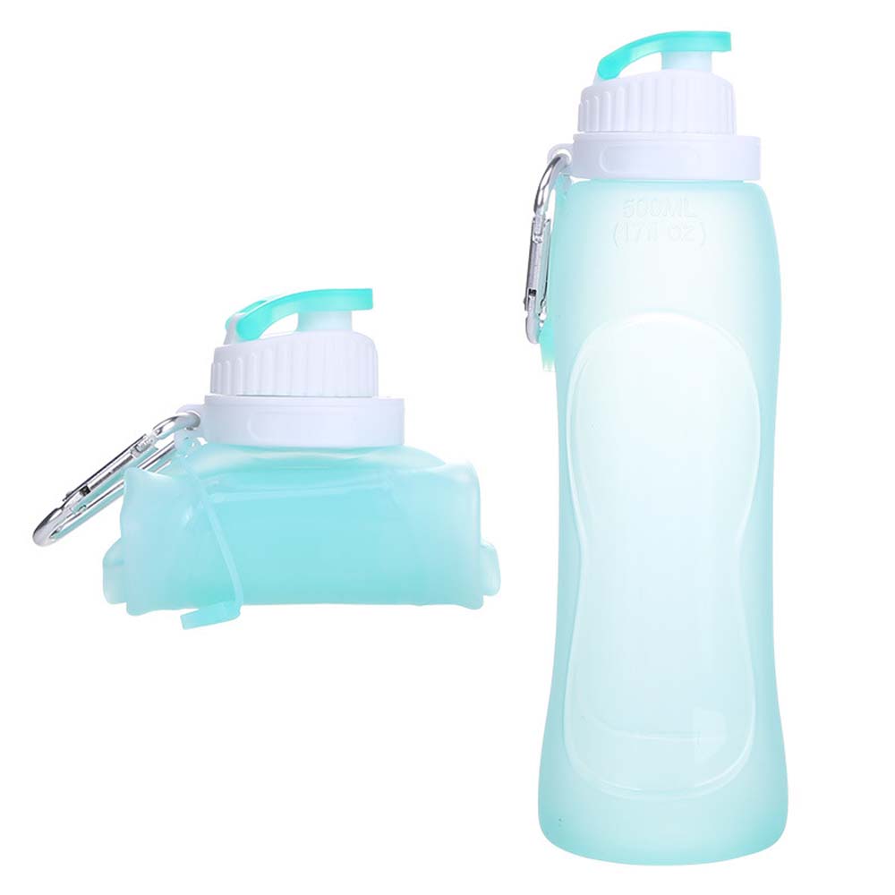 Silicone folding water cup portable travel silicone water bottle creative gift water cup 5
