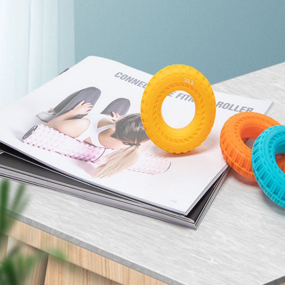 Grip strength device for men and women rehabilitation training hand strength silicone grip circle finger training exercise Flexible fingers 2