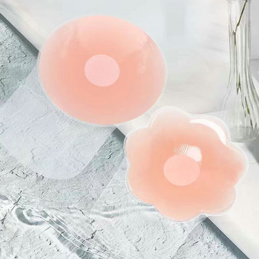 Silicone latex sticker lifting breast patch nipple sticker invisible chest patch  anti-bump anti-light thin model Areola patches 5