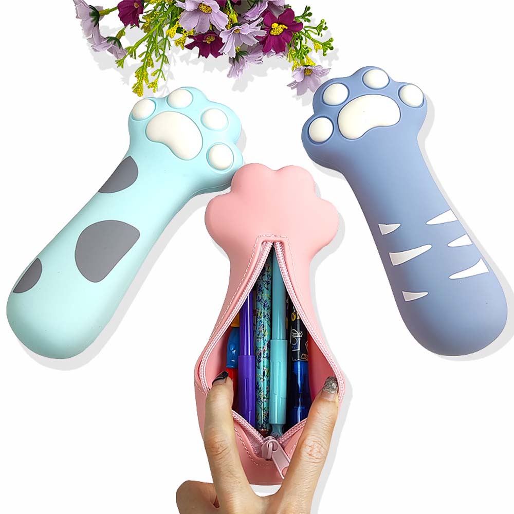 silicone pen bag  skin-friendly and comfortable siliconezipper available in a variety of colors 3