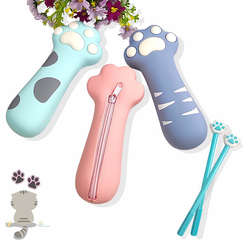 silicone pen bag  skin-friendly and comfortable siliconezipper available in a variety of colors 5