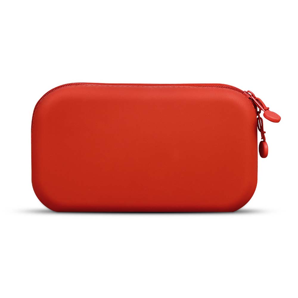 Silicone pen bag cute simple cosmetic bag pen bag stationery box storage bag creative DLY pencil case 4