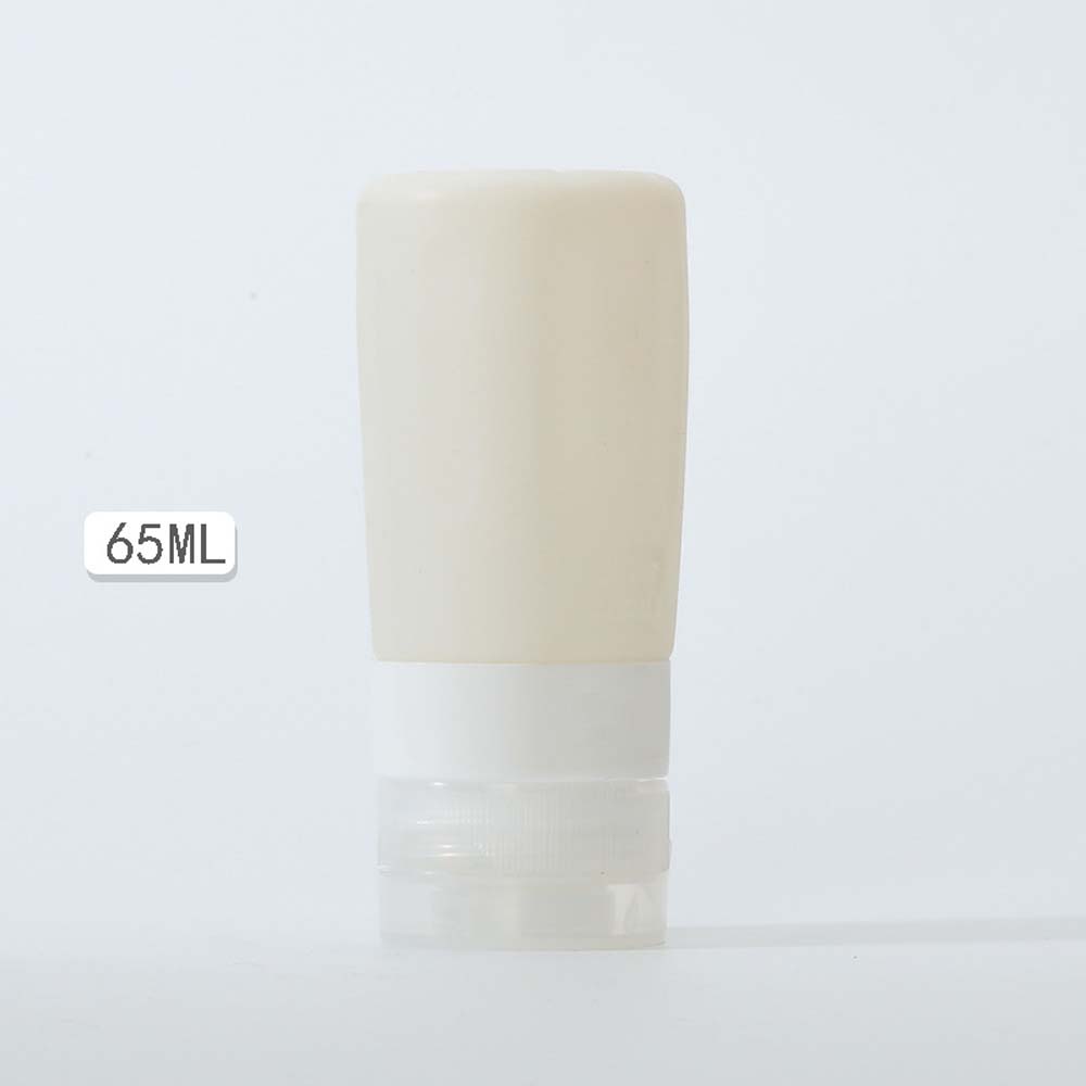 silicone divided bottle travel soft can be brought on the plane portable squeezed shampoo shower gel bottle to wash face 4