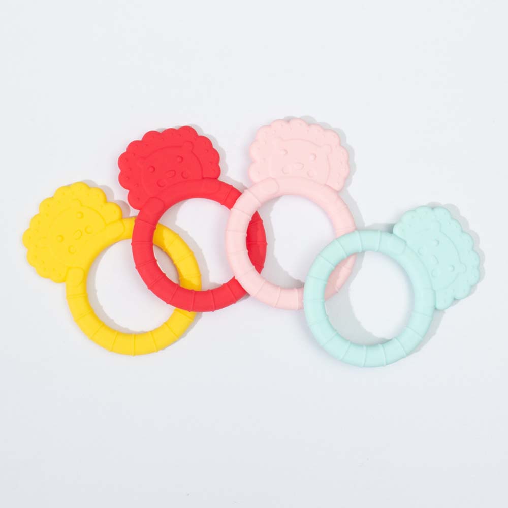 Baby teething stick bite glue baby food-grade silicone toys  hand holding tooth glue 5