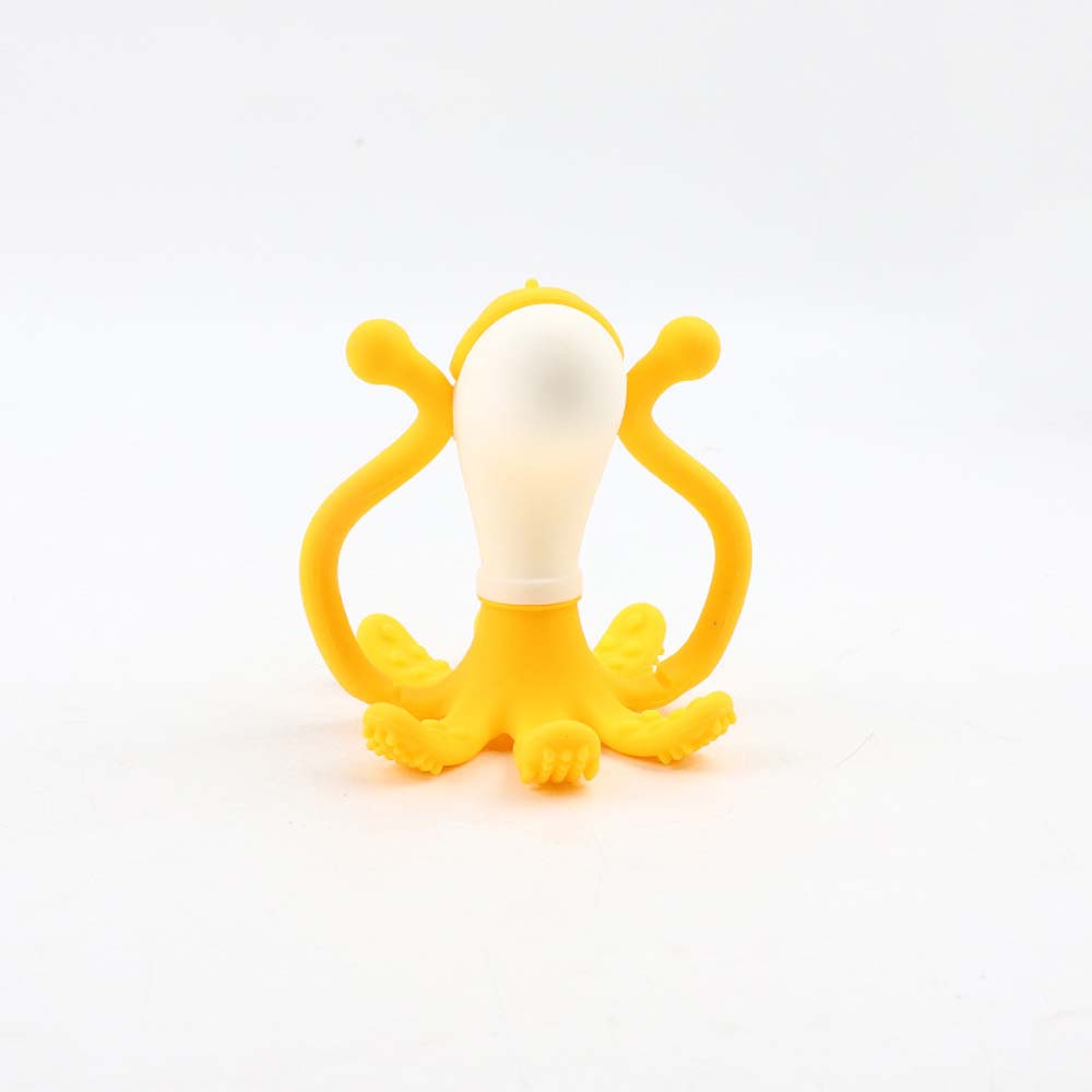 Eater Resistant Octopus Baby Kids can boil platinum silicone toys teething sticks teether bites 2