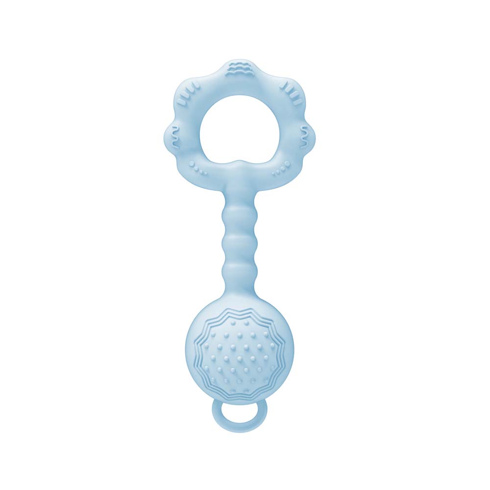 Baby teether silicone rattle sounding teether toys baby teething sticks