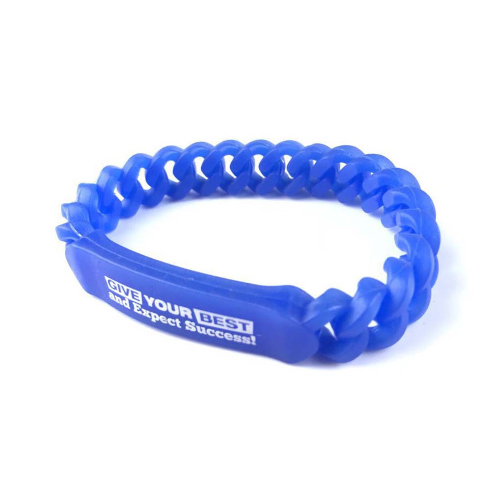 multi-color silicone twist bracelet Twist bracelet Woven bracelet can print LOGO 3