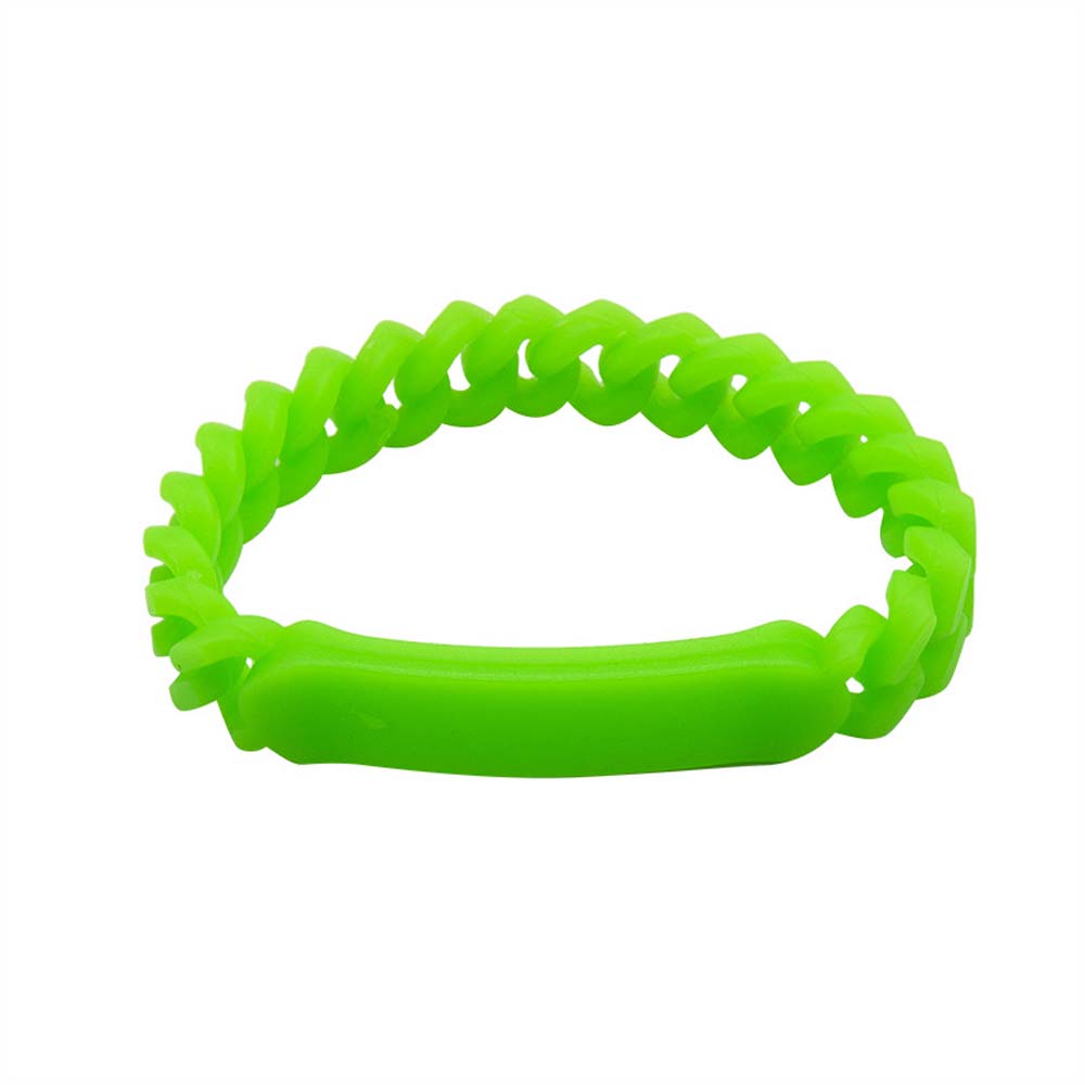 multi-color silicone twist bracelet Twist bracelet Woven bracelet can print LOGO 6