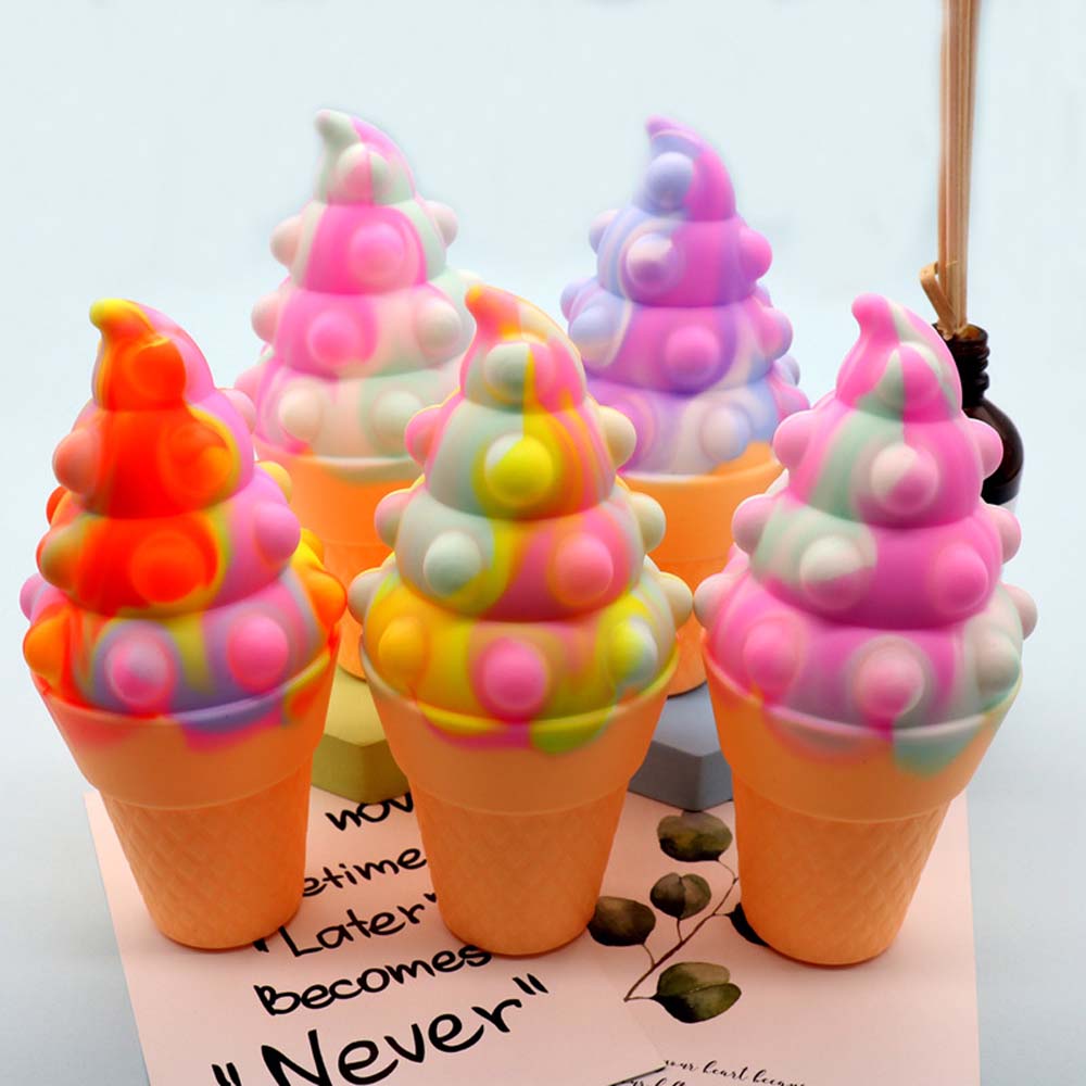 3D decompression fans rat killer pioneer ball ice cream kneading music decompression toy 5