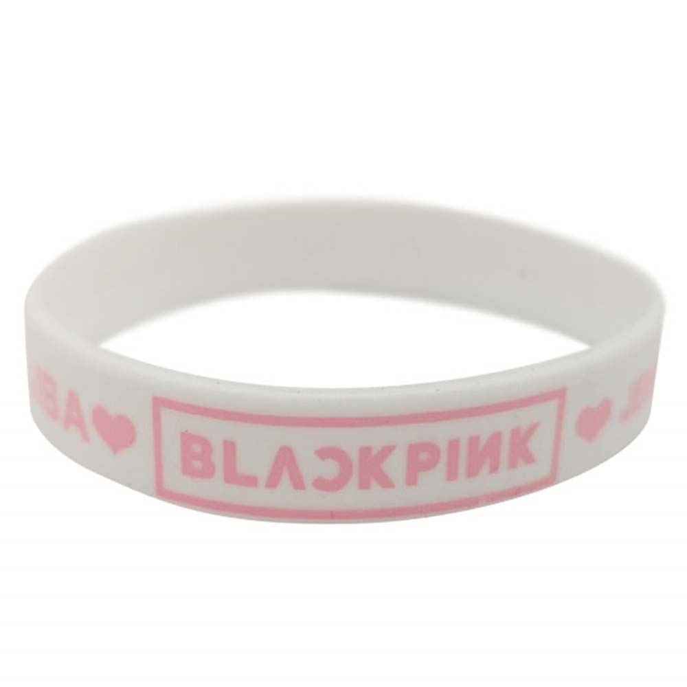 BLACKPINK'S SILICONE BRACELET LISA JENNIE JISOO ROSE NAME BRACELET WRISTBAND 5
