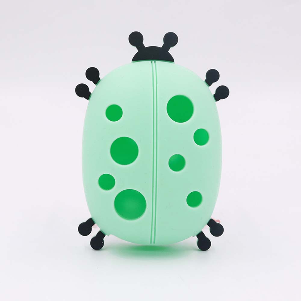 Silicone makeup brush cleaning box ladybug washing box makeup brush storage drying rack eye shadow color change dry cleaning cleaning box 2