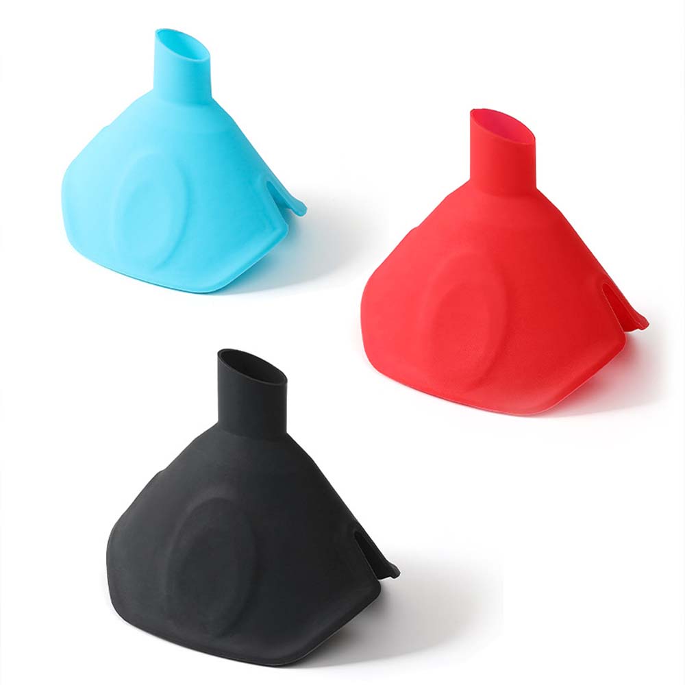 multifunctional silicone heat insulation clip silicone funnel anti-scald dish heat insulation clip Small aperture funnel