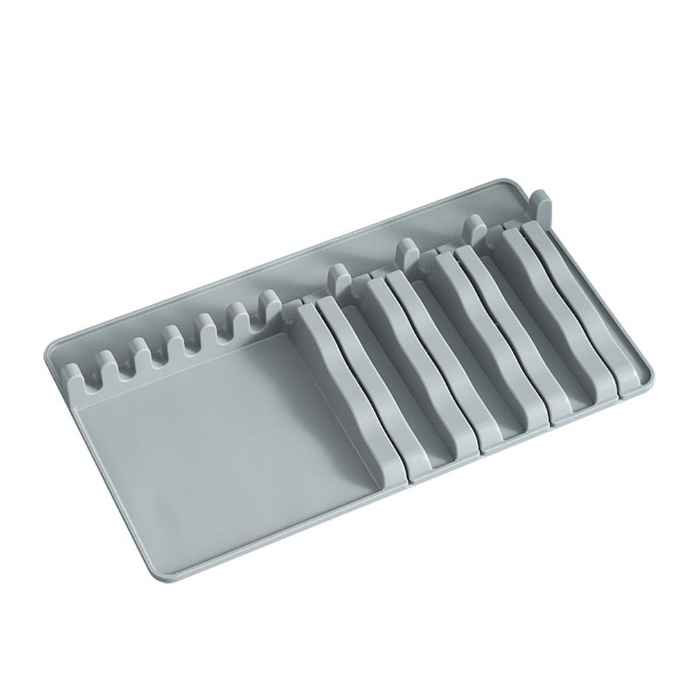 Silicone knife shovel spoon storage rack knife holder kitchen shelf shovel soup spoon bowl chopsticks kitchen storage mat 5
