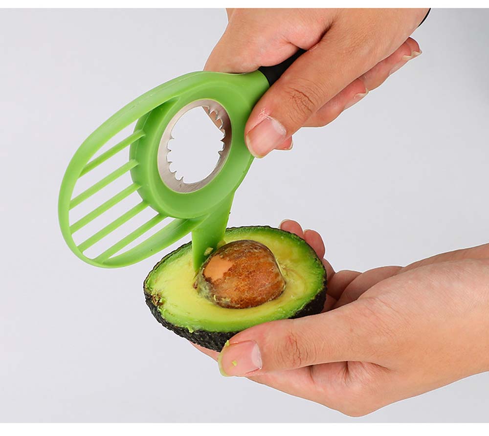 Multifunctional avocado special knife pulp separation 3-in-1 avocado separator avocado coring slicer 4