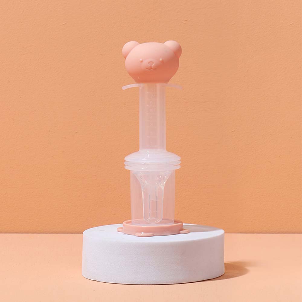 Baby medicine artifact soft cute pacifier type syringe type medicine feeder is also a juice artifact 2