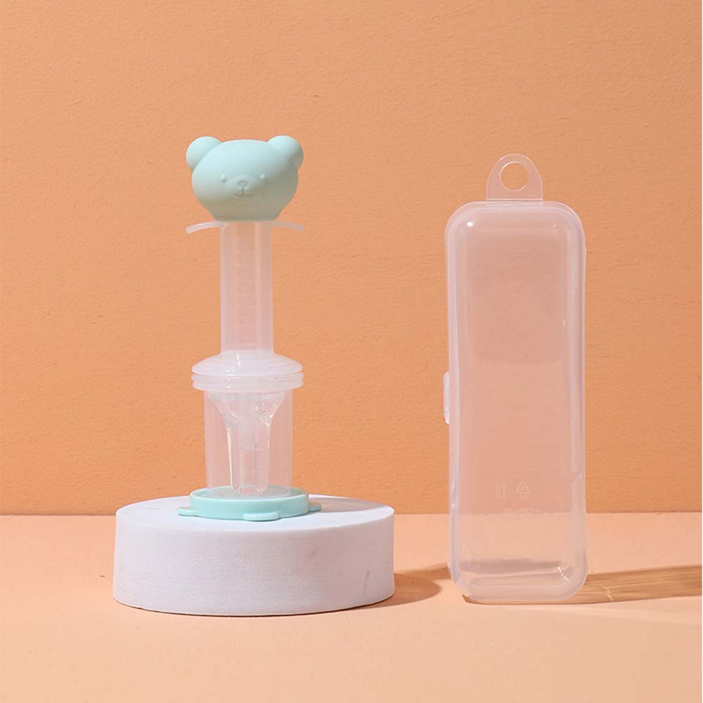 Baby medicine artifact soft cute pacifier type syringe type medicine feeder is also a juice artifact