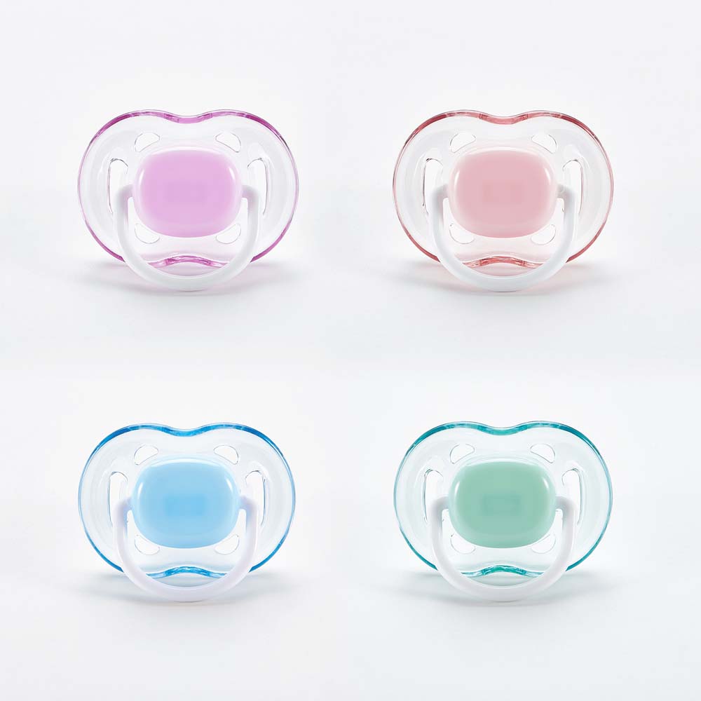 Soothing pacifiers super soft anti-flatulence silicone breast milk babies sleeping type over 1 year old 2
