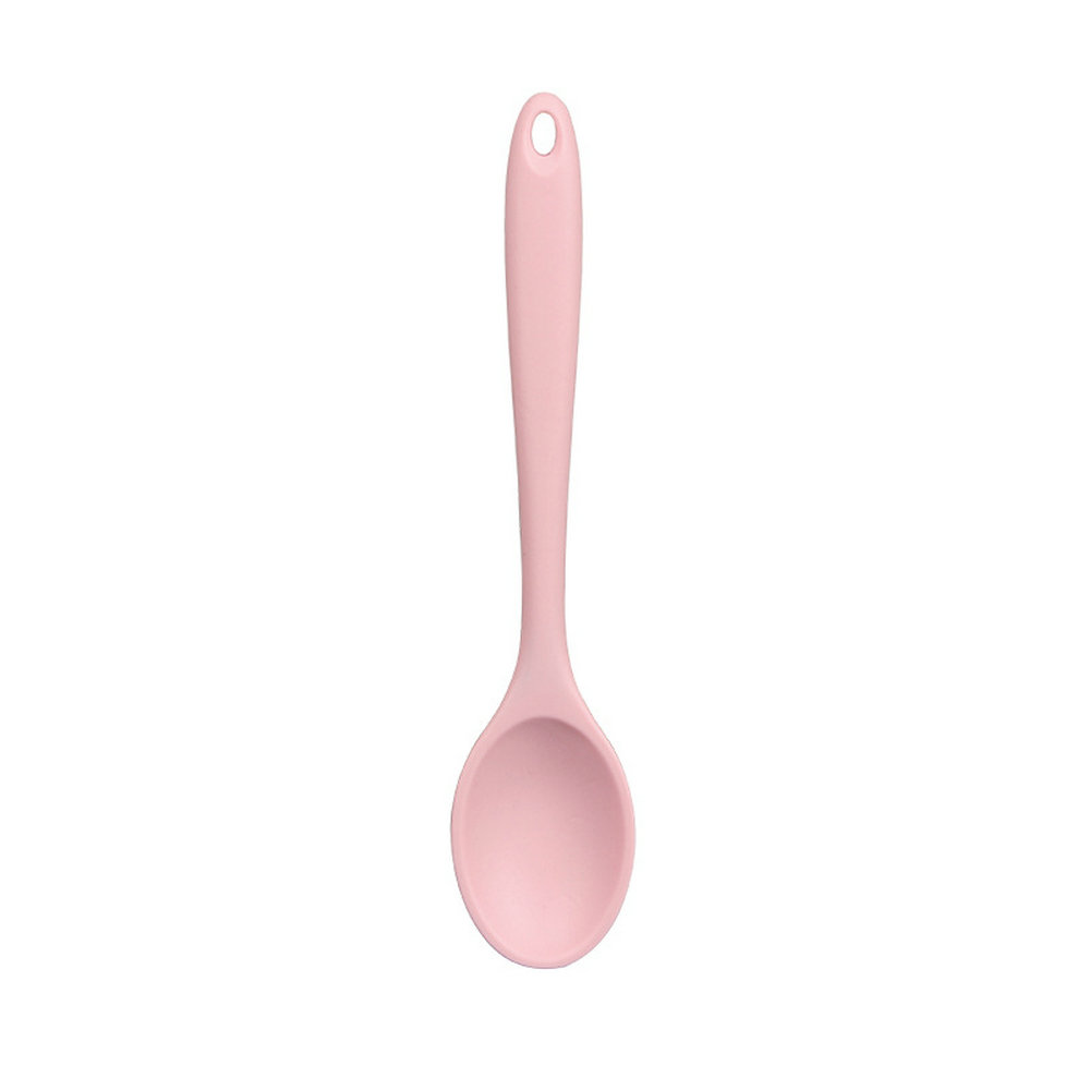 Food grade silicone spoon Silicone colander Tableware spoon Seasoning spoon Kitchen tools