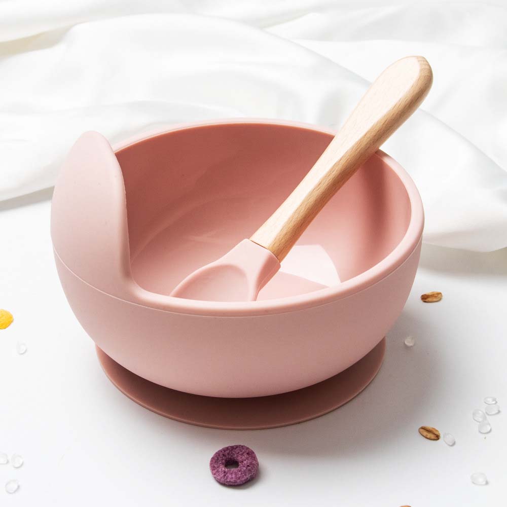 Baby Silicone Assisited Food Bowl Baby Learn To Eat Meal Bowl Over Three Month old Baby Eating Training Tableware Packing Snacks 4