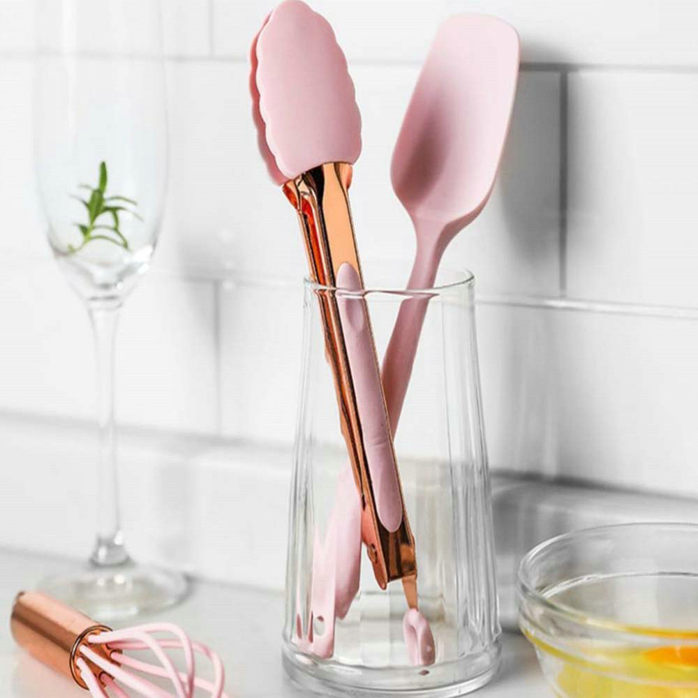 Design chickpea silicone food clip home grill clamp high temperature resistant kitchen fried steak clamp  baked bread clip			 2