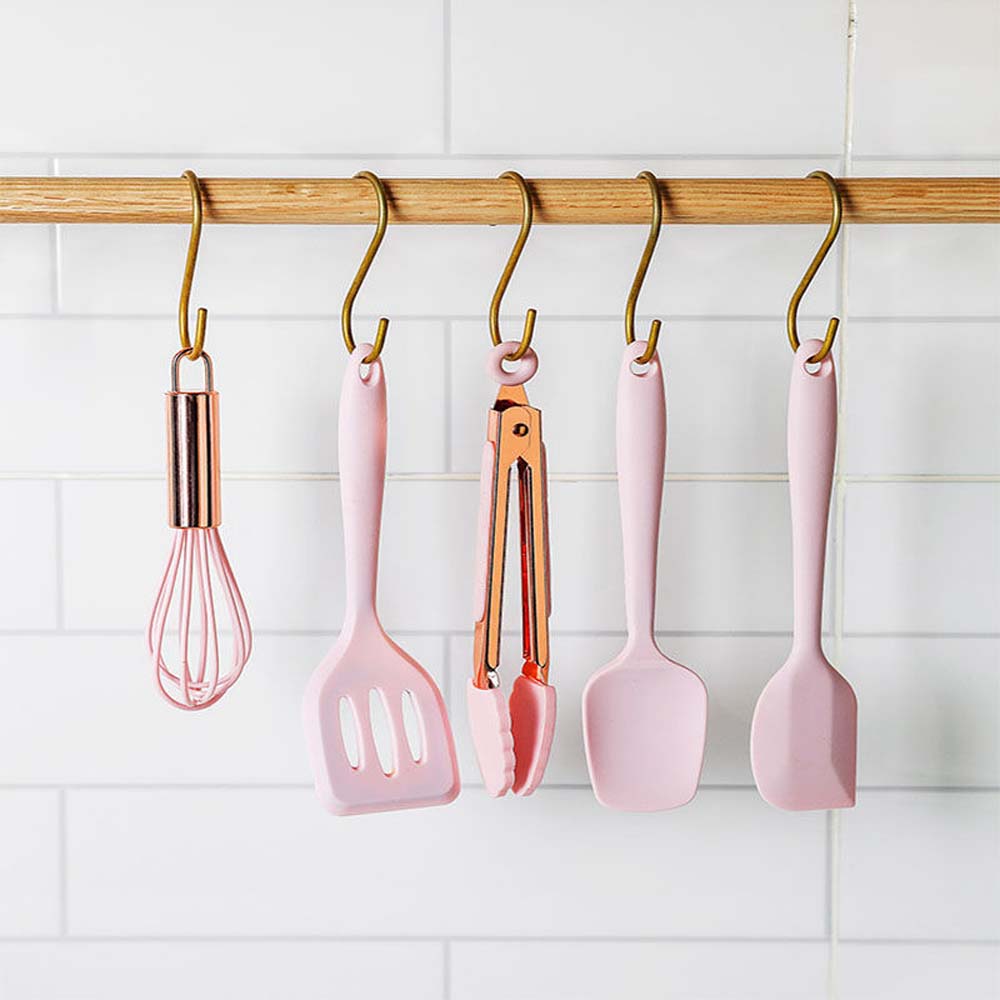 Design chickpea silicone food clip home grill clamp high temperature resistant kitchen fried steak clamp  baked bread clip			 3