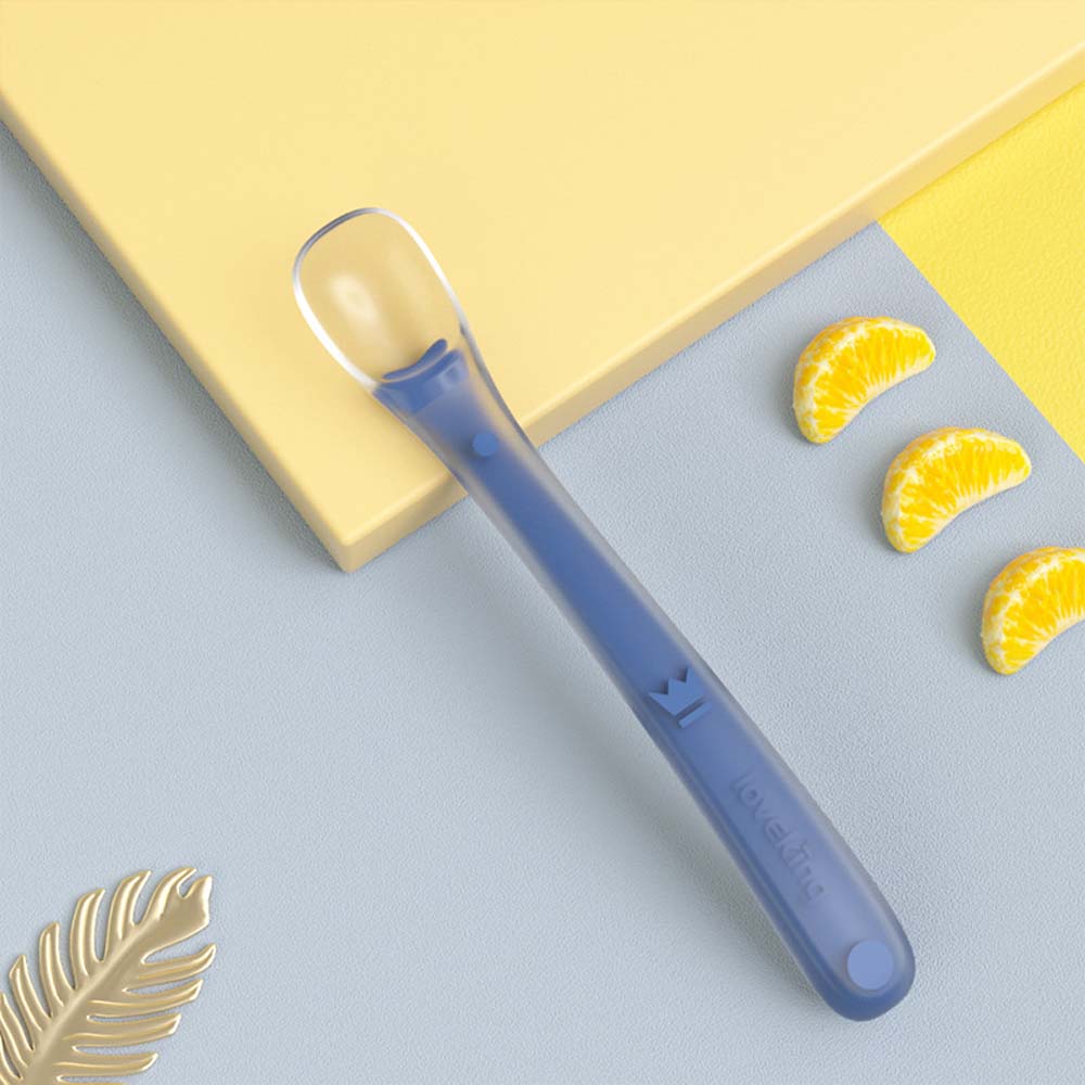 Baby silicone soft spoon  baby newborn eating spoon feeding spoon children's tableware	 3
