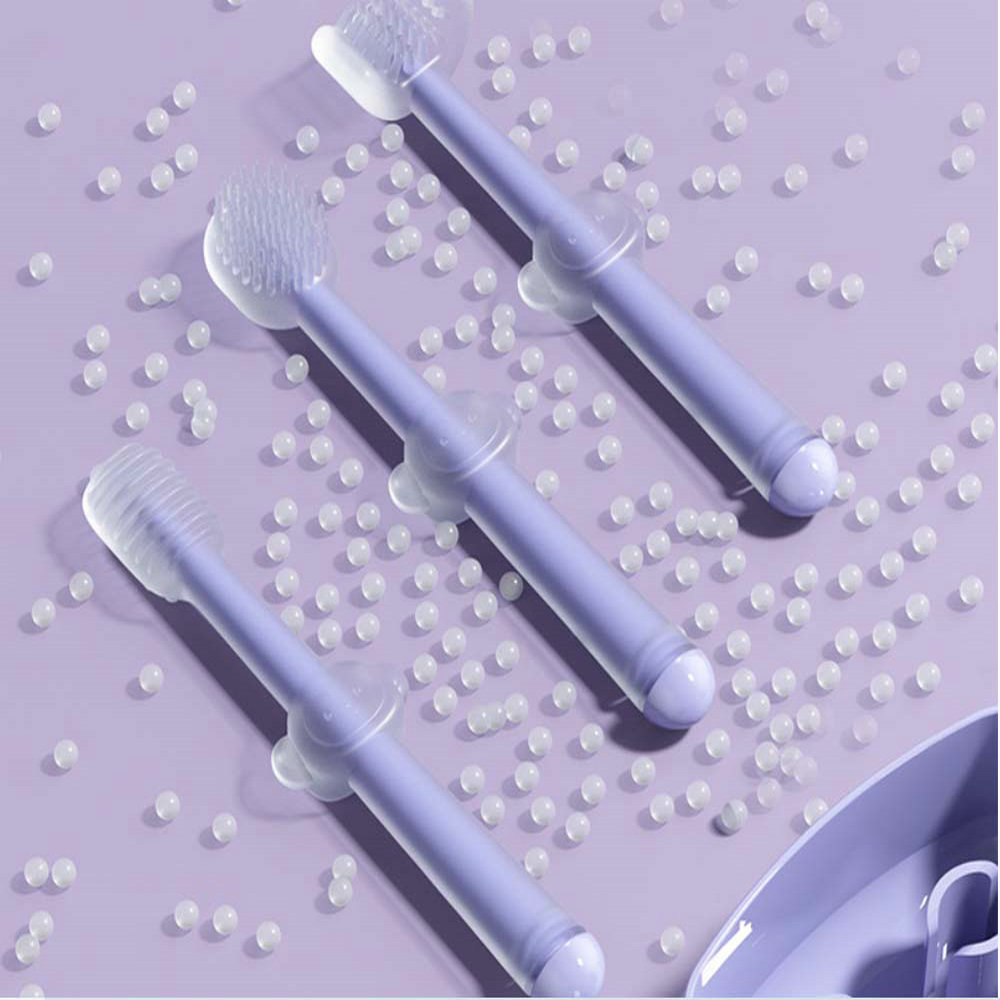 Baby toothbrush tongue and oral cleaning baby teeth silicone toothbrush newborn baby brushing teeth with 0-1 years old 2