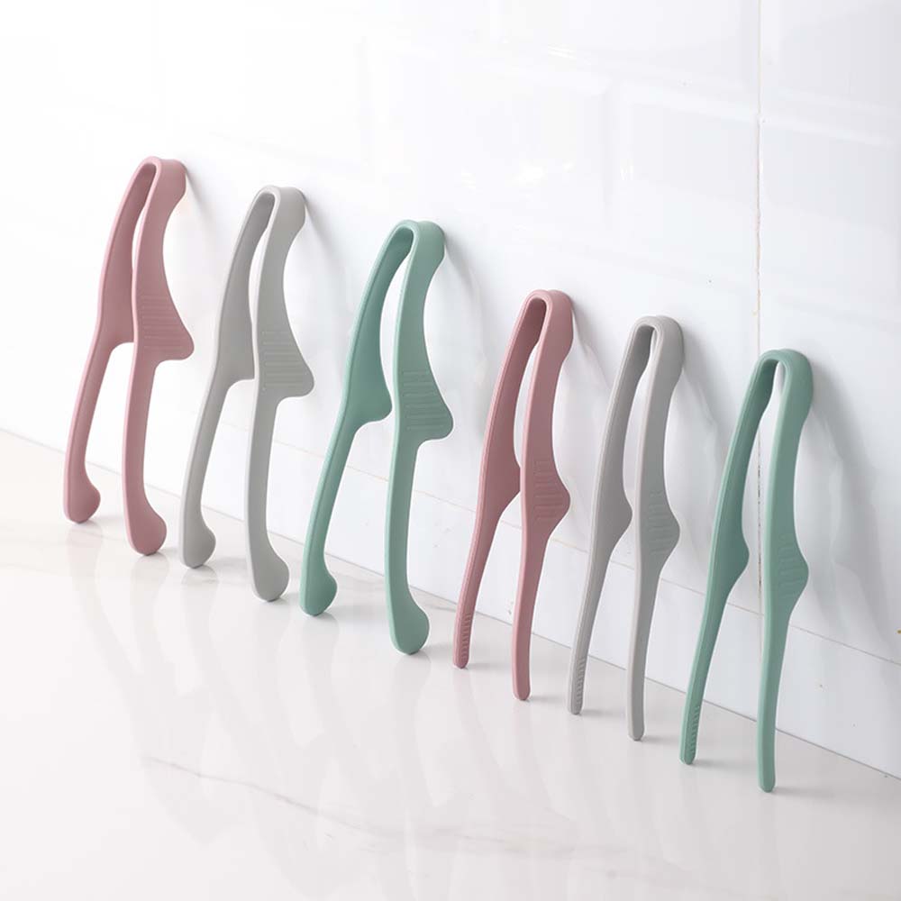 silicone food clip home grill clamp high temperature resistant kitchen fried steak clamp  baked bread clip 8