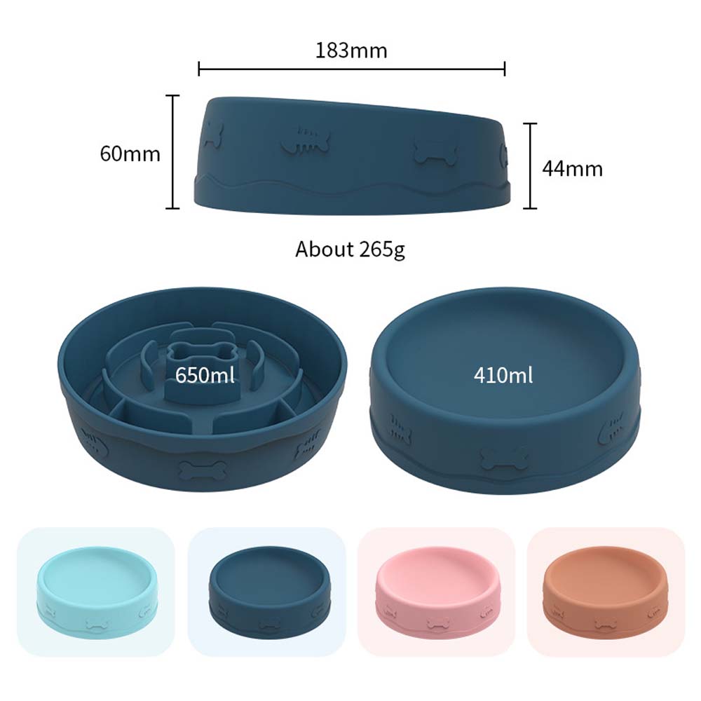 Dog Bowl Dog Bowl Cat Bowl Teddy Fadou Multifunctional Food Bowl Cat Dog Slow Food Bowl Pet Supplies 3