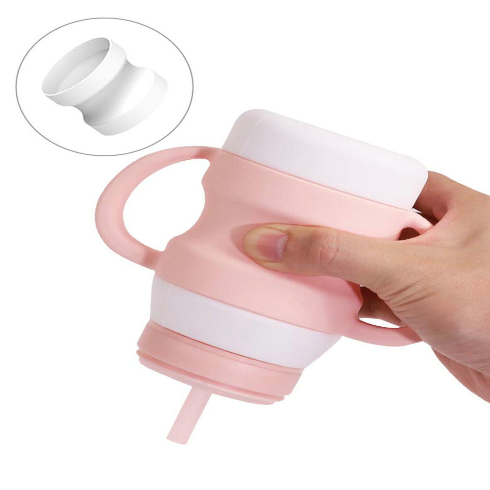 Creative baby learning cup home training children's drinking straw cup baby drinking water dual-purpose learning cup 6