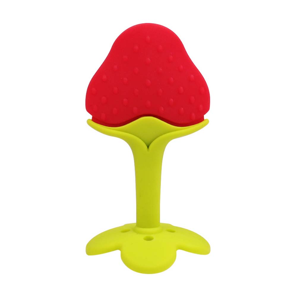 Baby silicone bite baby teething stick three-dimensional fruit tooth gel newborn teething device soothing bite Glue toys 2